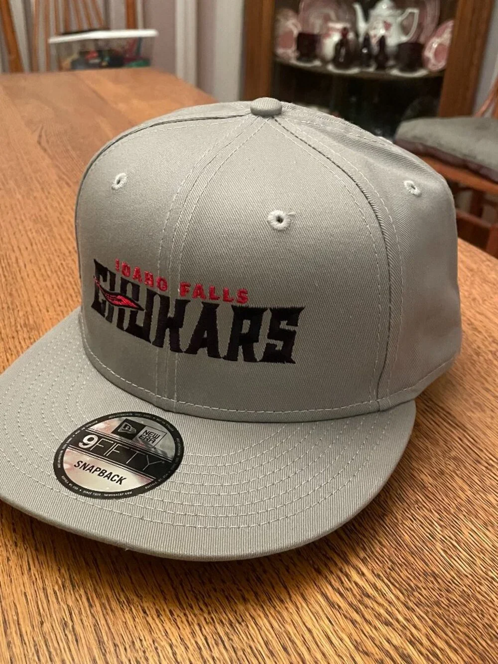 Idaho Falls Chukars (Minor League) Gray Snapback Baseball Hat Cap by New Era*